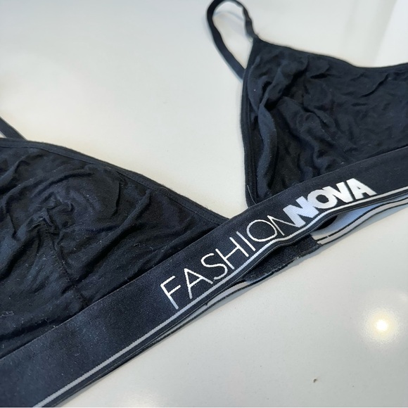 🛍️4 for 20$ / Fashion Nova Bralette / Black / 1X - Picture 2 of 7